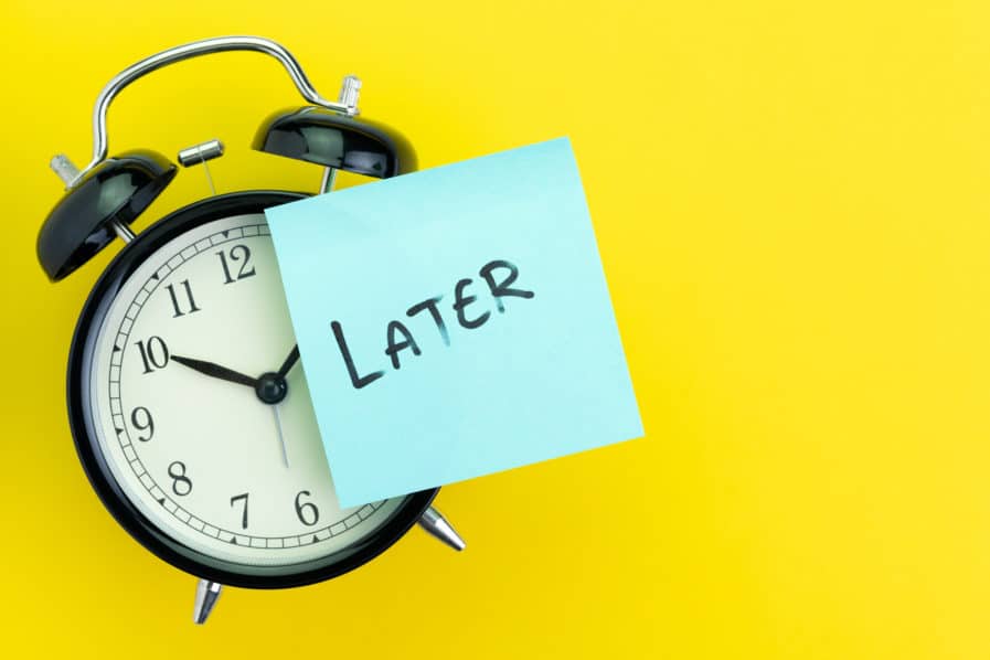 How to stop wasting time